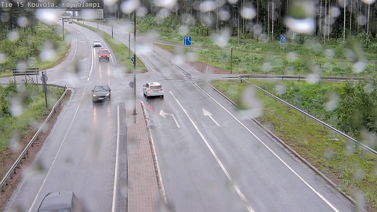 Weather Camera Image Väg 15 Kouvola, Käyrälampi, Kouvola, Kymenlaakso