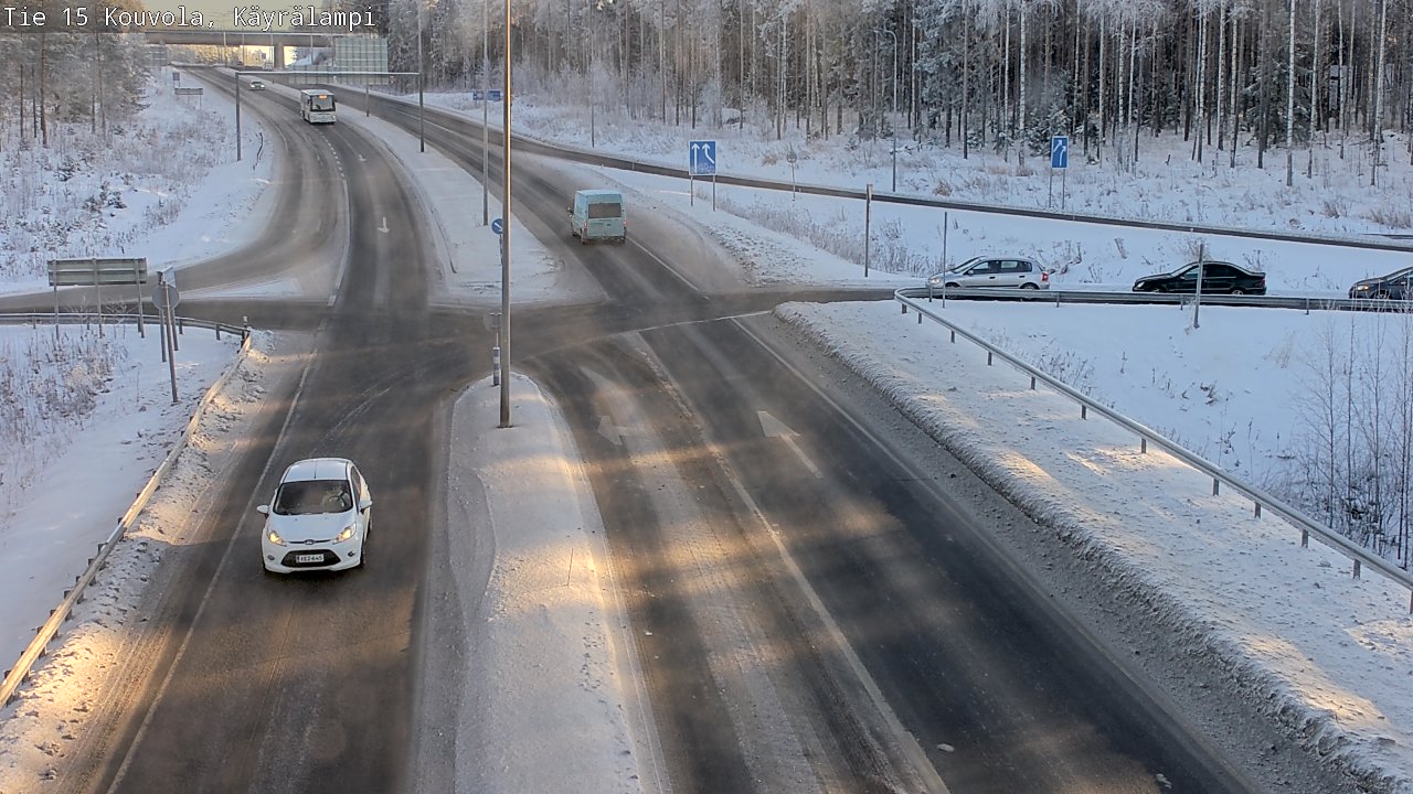 Weather Camera Image Väg 15 Kouvola, Käyrälampi, Kouvola, Kymenlaakso