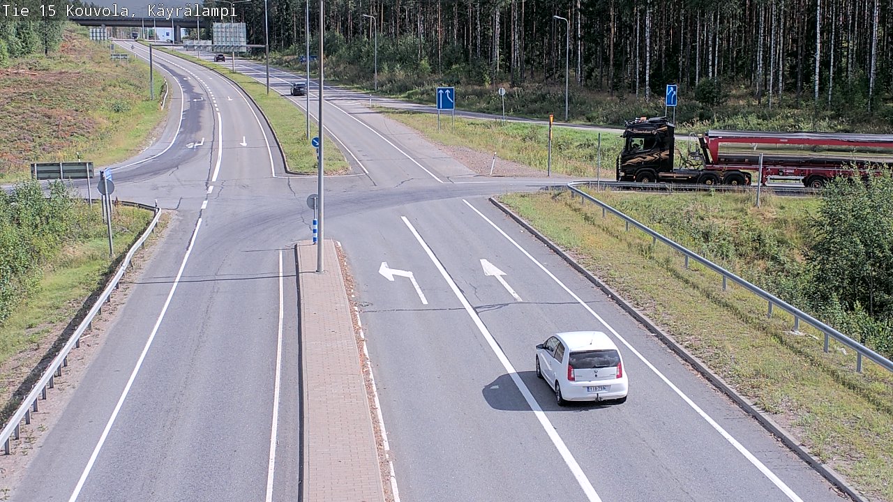 Kelikamerat Kuva Tie 15 Kouvola, Käyrälampi, Kouvola, Kymenlaakso
