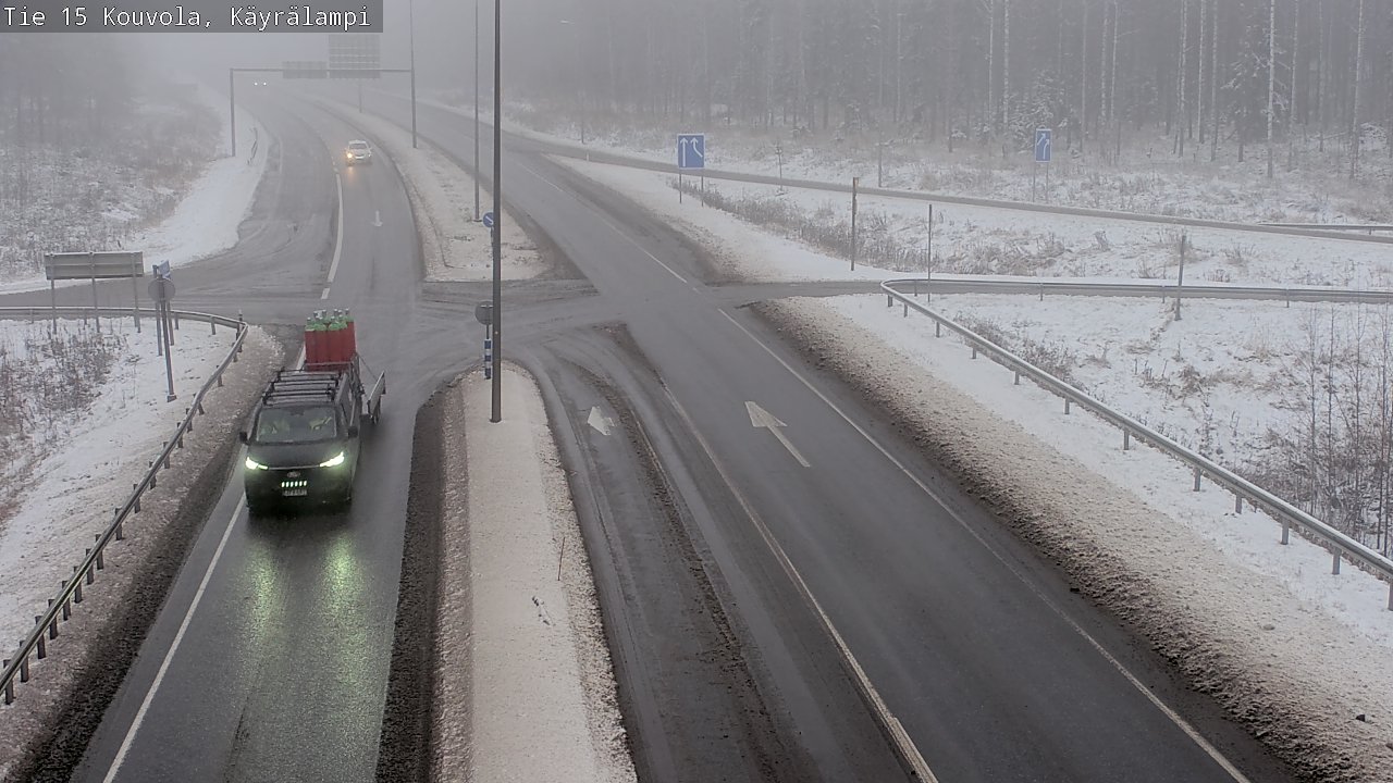 Weather Camera Image Väg 15 Kouvola, Käyrälampi, Kouvola, Kymenlaakso