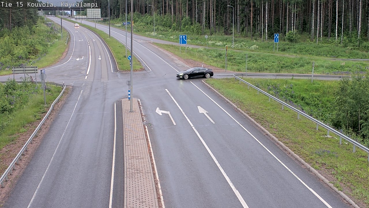 Kelikamerat Kuva Tie 15 Kouvola, Käyrälampi, Kouvola, Kymenlaakso
