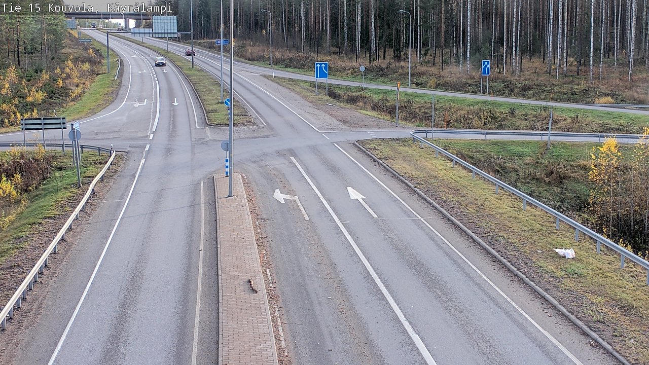 Kelikamerat Kuva Tie 15 Kouvola, Käyrälampi, Kouvola, Kymenlaakso