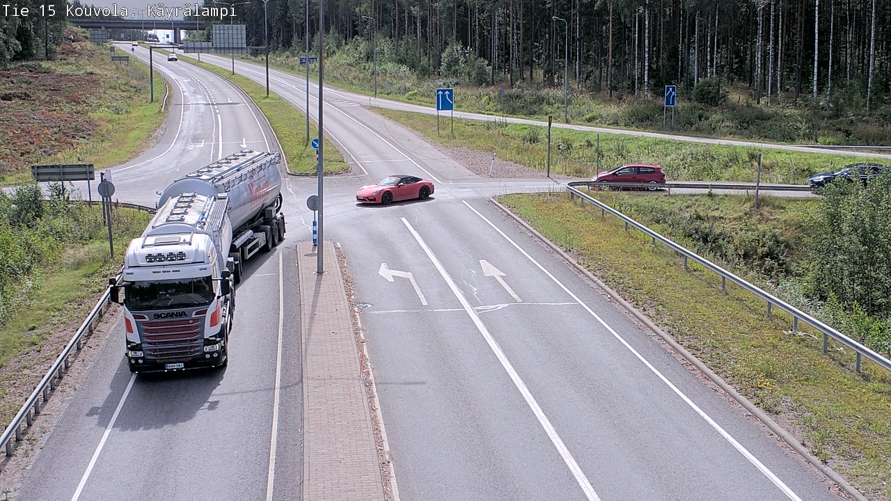 Kelikamerat Kuva Tie 15 Kouvola, Käyrälampi, Kouvola, Kymenlaakso
