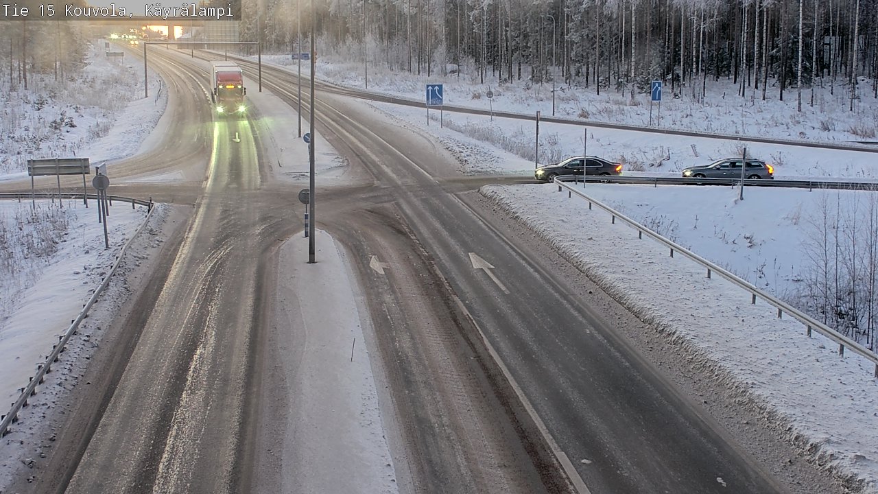 Kelikamerat Kuva Tie 15 Kouvola, Käyrälampi, Kouvola, Kymenlaakso