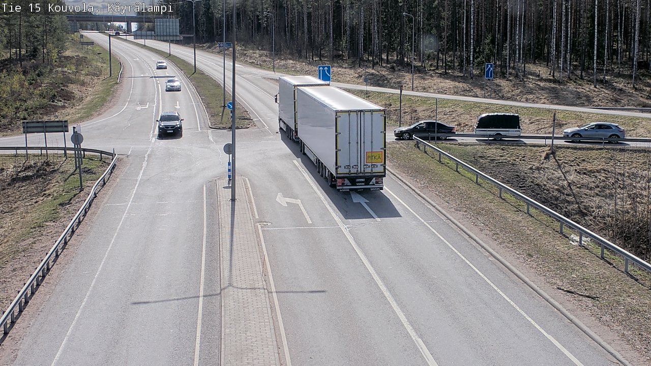 Kelikamerat Kuva Tie 15 Kouvola, Käyrälampi, Kouvola, Kymenlaakso