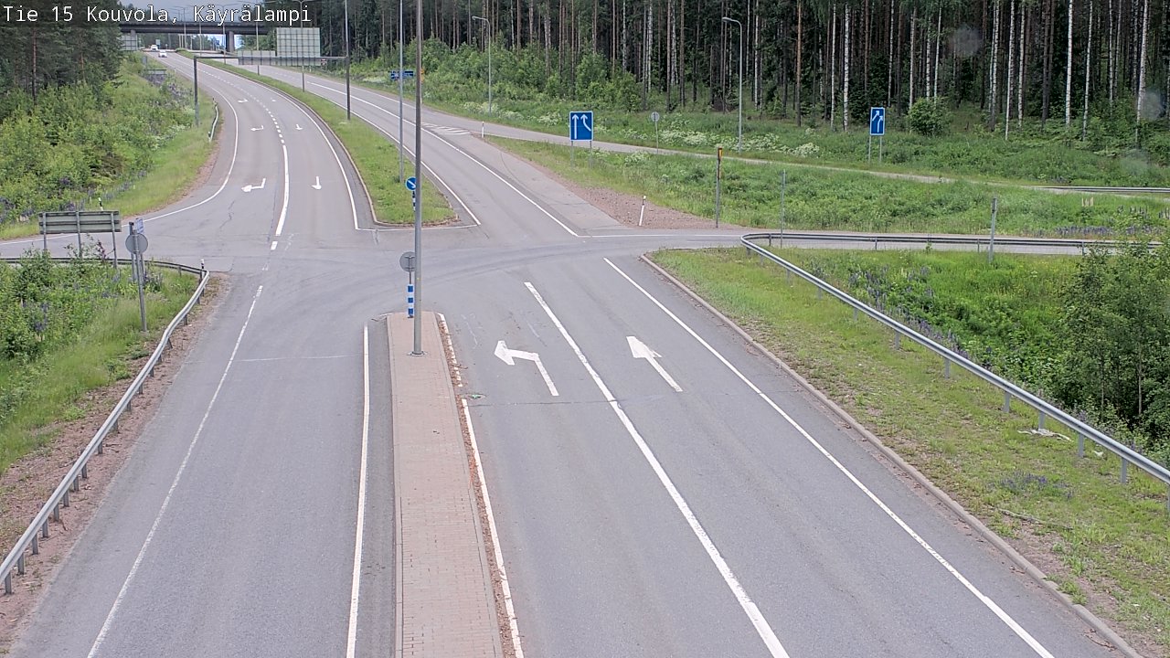 Kelikamerat Kuva Tie 15 Kouvola, Käyrälampi, Kouvola, Kymenlaakso