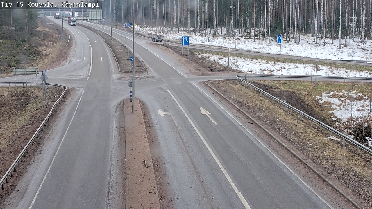Weather Camera Image Väg 15 Kouvola, Käyrälampi, Kouvola, Kymenlaakso