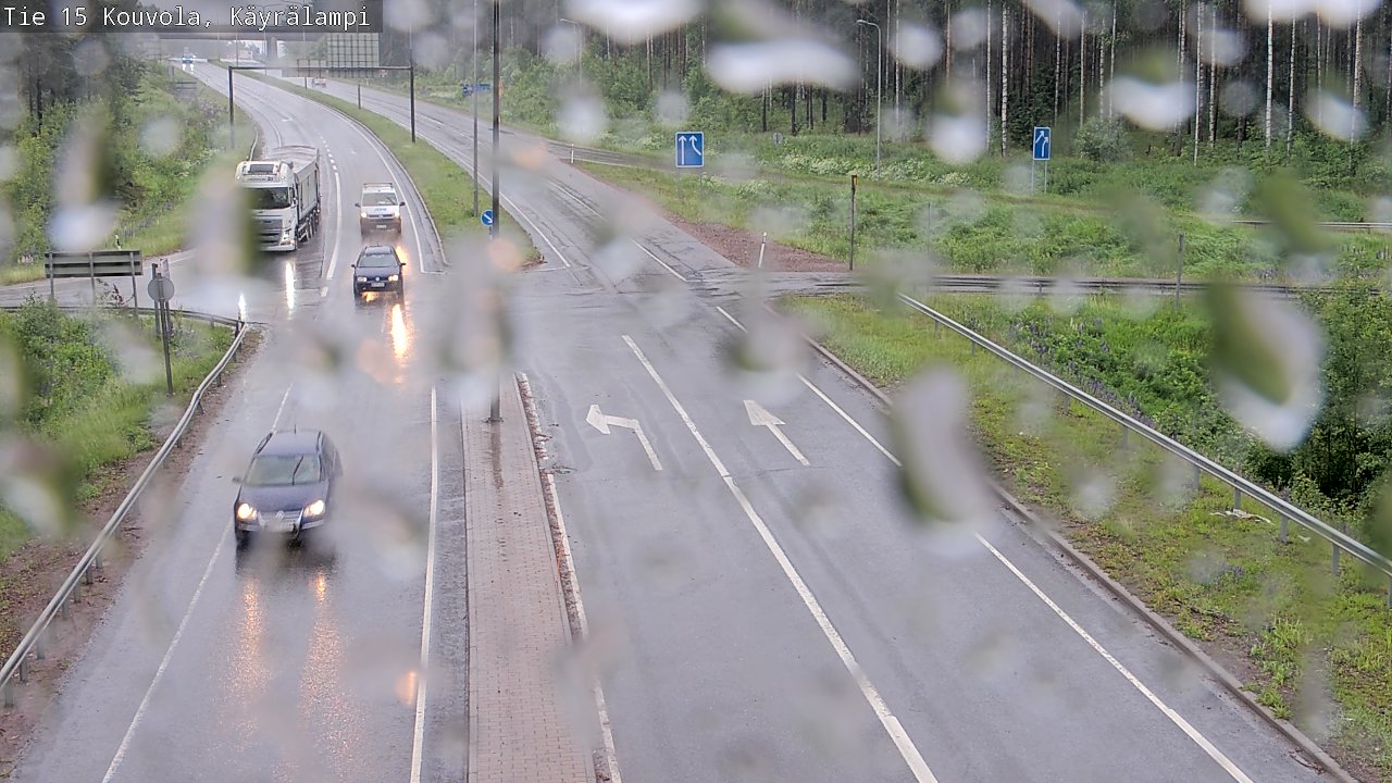 Kelikamerat Kuva Tie 15 Kouvola, Käyrälampi, Kouvola, Kymenlaakso