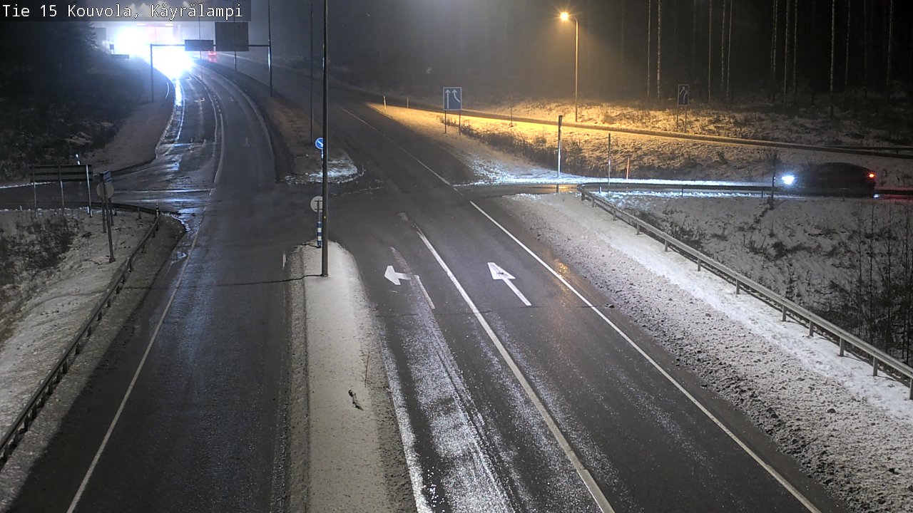 Weather Camera Image Väg 15 Kouvola, Käyrälampi, Kouvola, Kymenlaakso