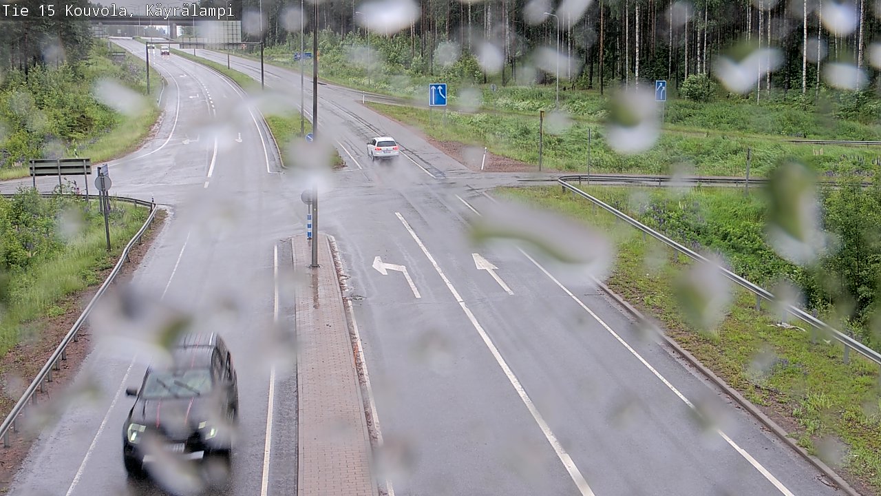 Weather Camera Image Väg 15 Kouvola, Käyrälampi, Kouvola, Kymenlaakso
