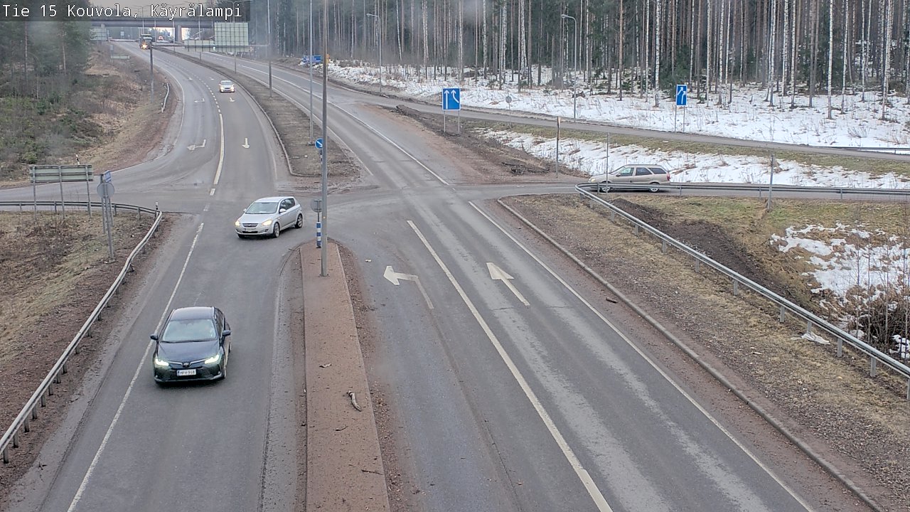 Weather Camera Image Väg 15 Kouvola, Käyrälampi, Kouvola, Kymenlaakso