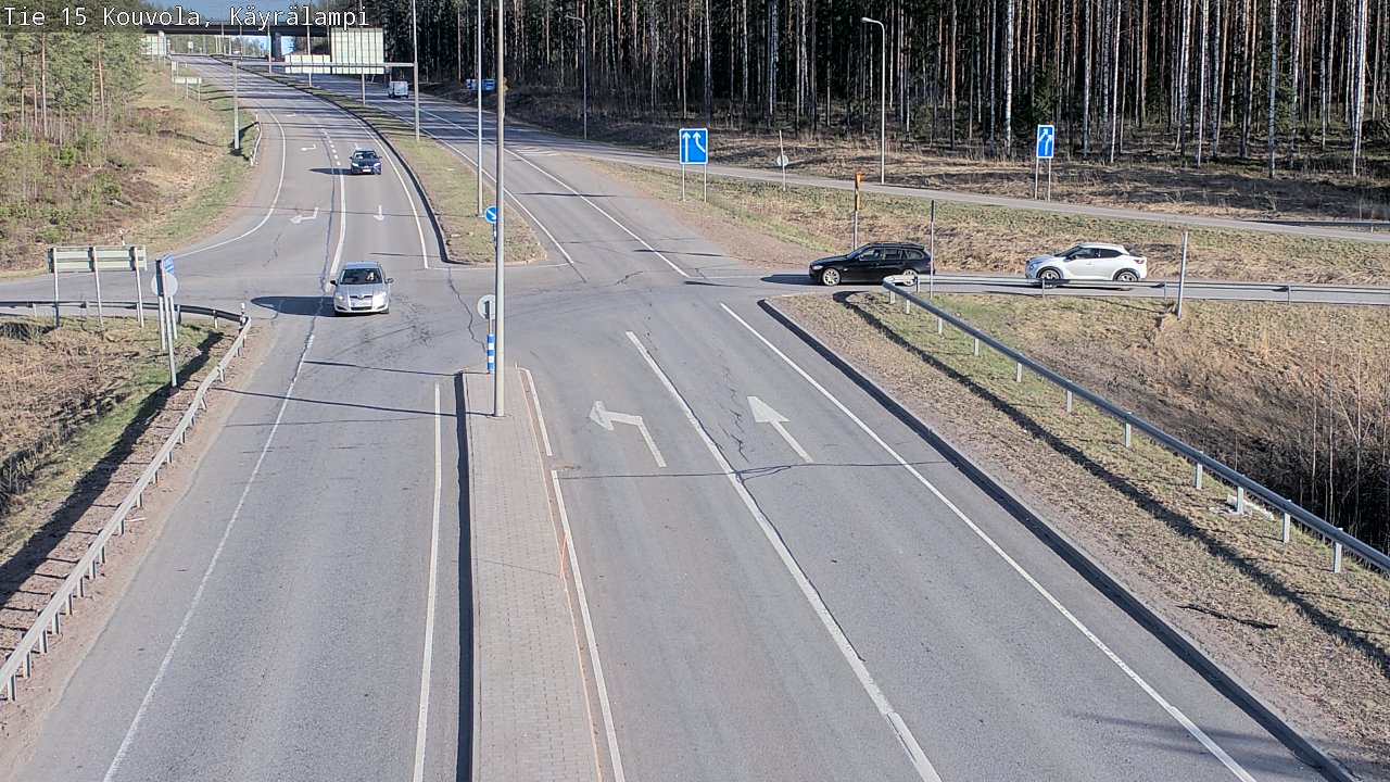 Kelikamerat Kuva Tie 15 Kouvola, Käyrälampi, Kouvola, Kymenlaakso