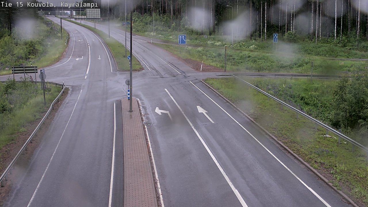 Kelikamerat Kuva Tie 15 Kouvola, Käyrälampi, Kouvola, Kymenlaakso