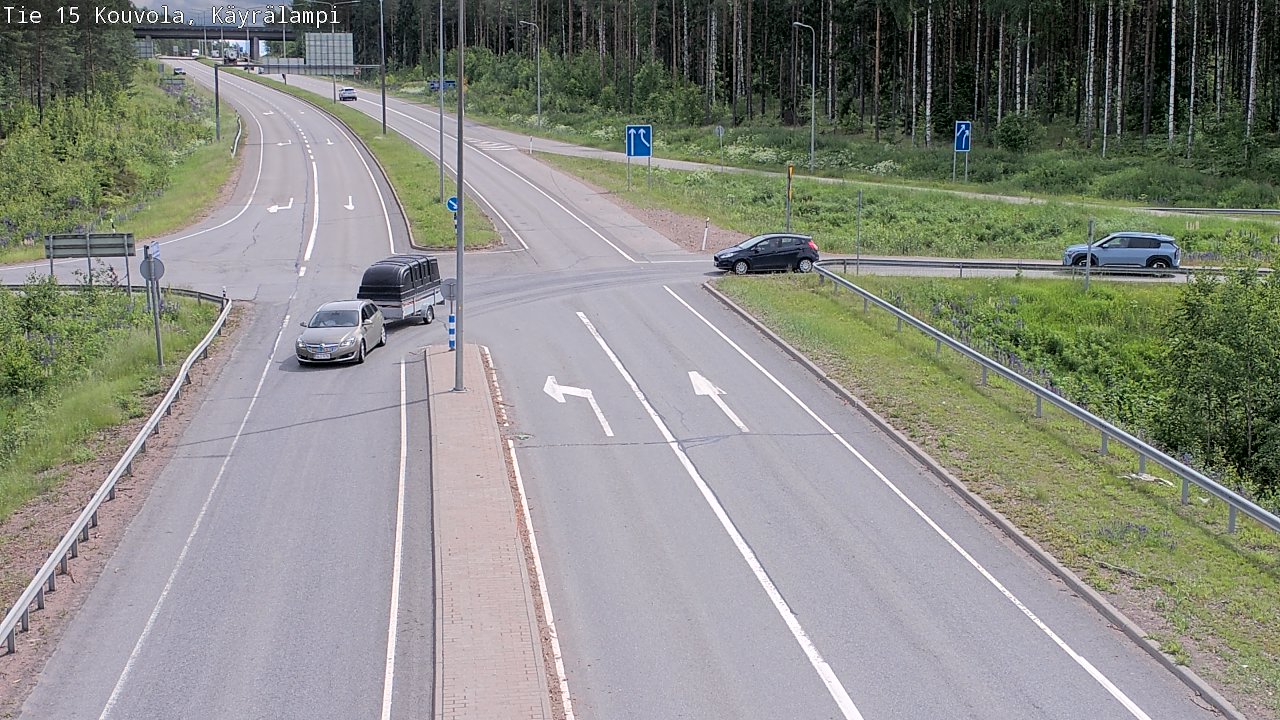 Kelikamerat Kuva Tie 15 Kouvola, Käyrälampi, Kouvola, Kymenlaakso