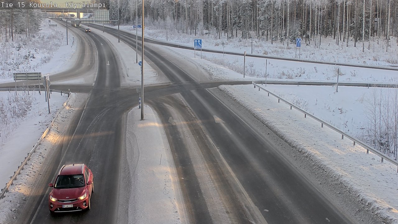 Weather Camera Image Väg 15 Kouvola, Käyrälampi, Kouvola, Kymenlaakso