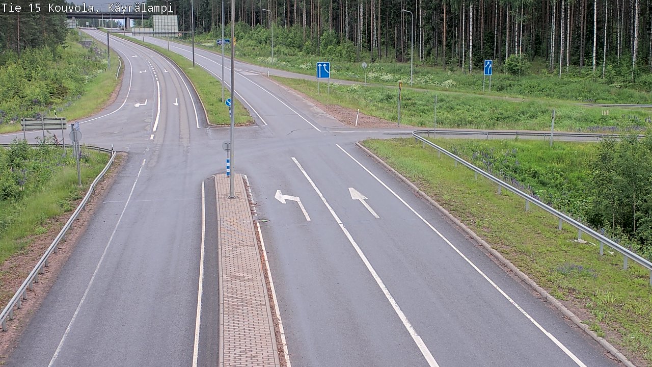 Kelikamerat Kuva Tie 15 Kouvola, Käyrälampi, Kouvola, Kymenlaakso