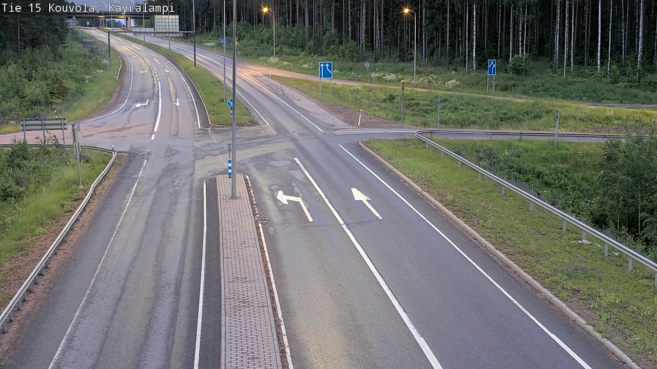 Kelikamerat Kuva Tie 15 Kouvola, Käyrälampi, Kouvola, Kymenlaakso