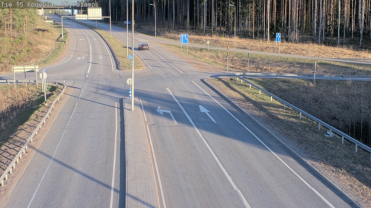 Kelikamerat Kuva Tie 15 Kouvola, Käyrälampi, Kouvola, Kymenlaakso