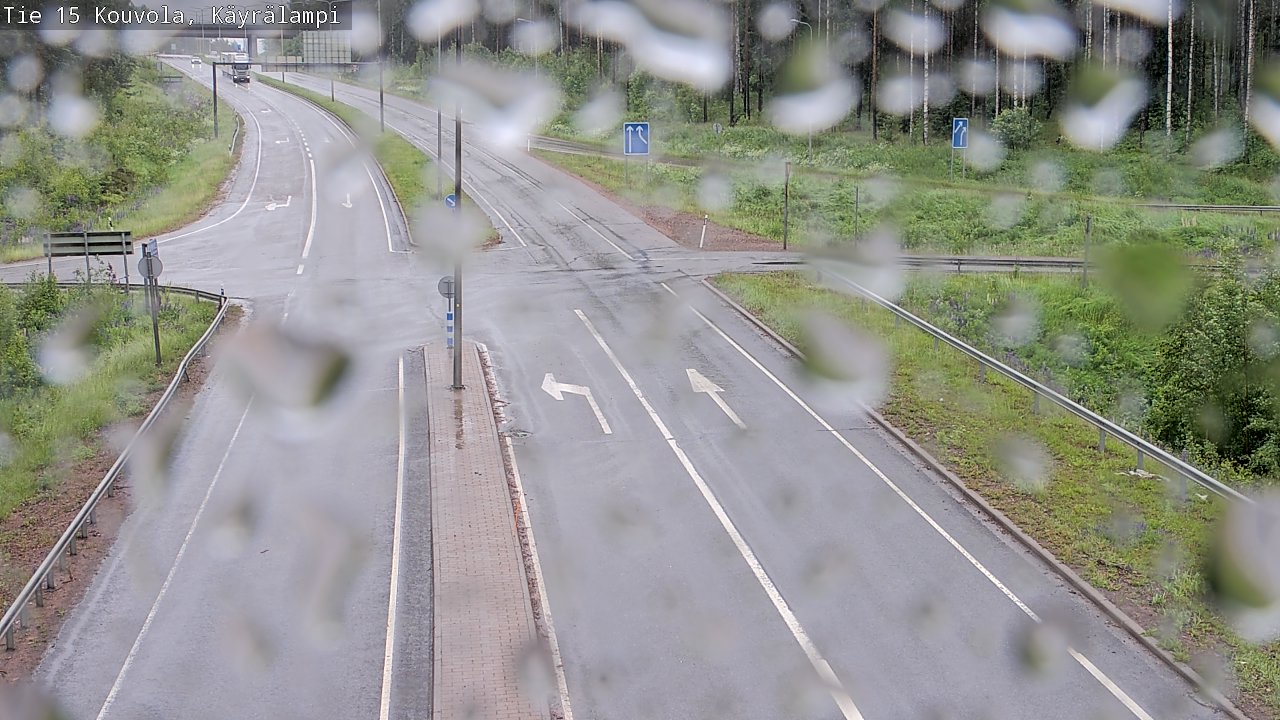 Weather Camera Image Väg 15 Kouvola, Käyrälampi, Kouvola, Kymenlaakso