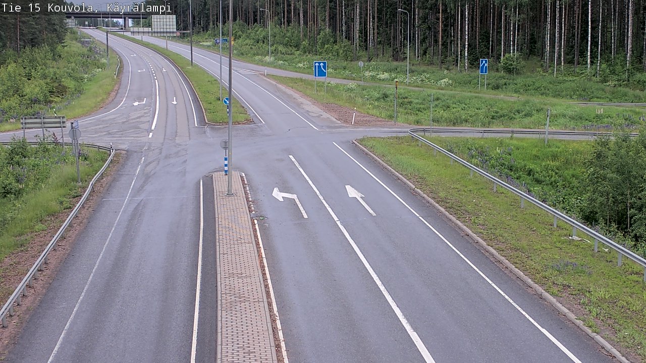 Kelikamerat Kuva Tie 15 Kouvola, Käyrälampi, Kouvola, Kymenlaakso