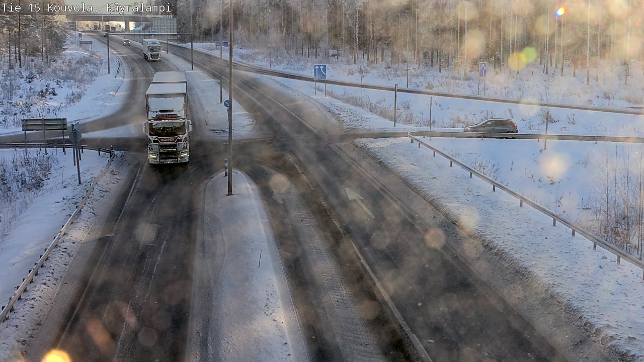 Kelikamerat Kuva Tie 15 Kouvola, Käyrälampi, Kouvola, Kymenlaakso