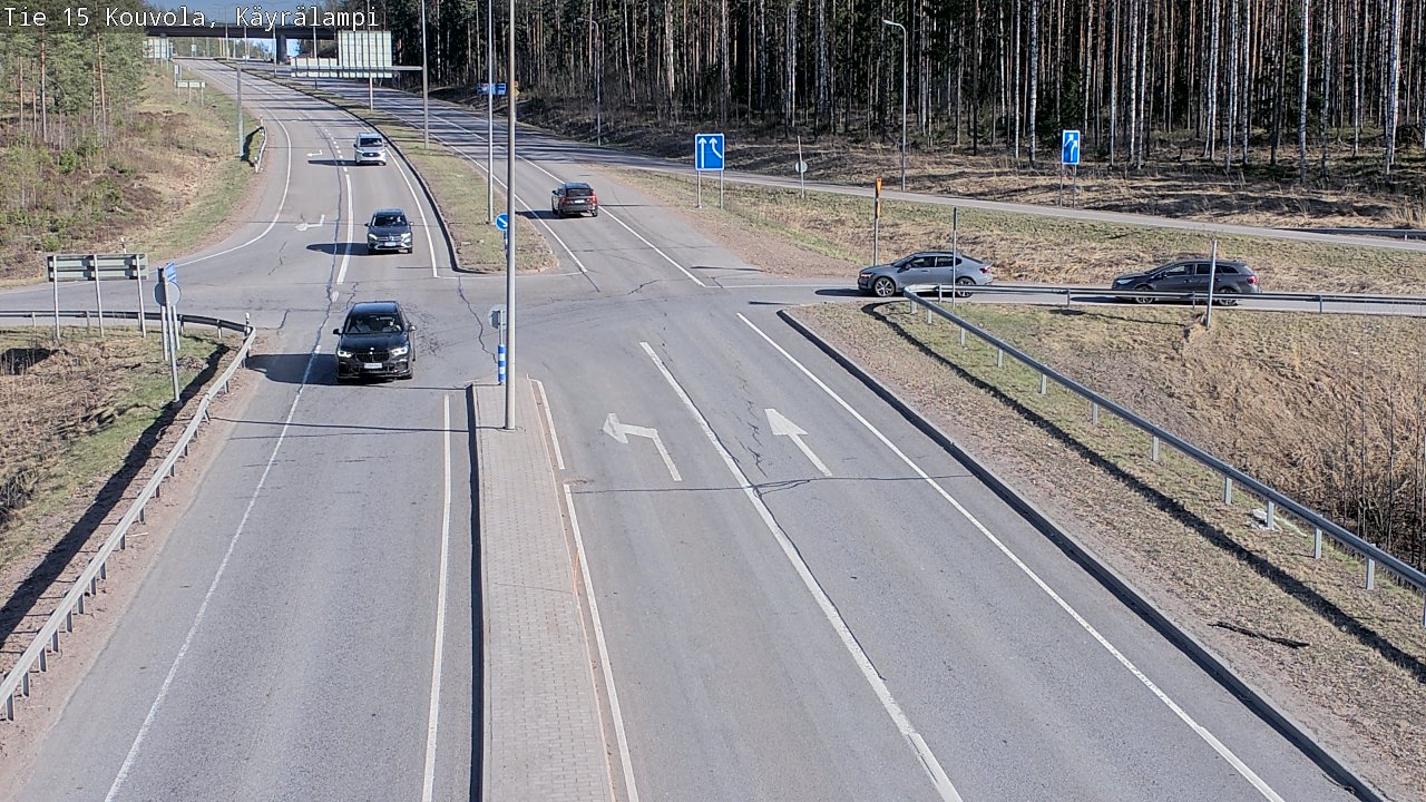 Kelikamerat Kuva Tie 15 Kouvola, Käyrälampi, Kouvola, Kymenlaakso