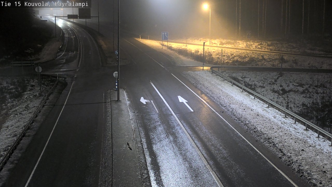 Weather Camera Image Väg 15 Kouvola, Käyrälampi, Kouvola, Kymenlaakso