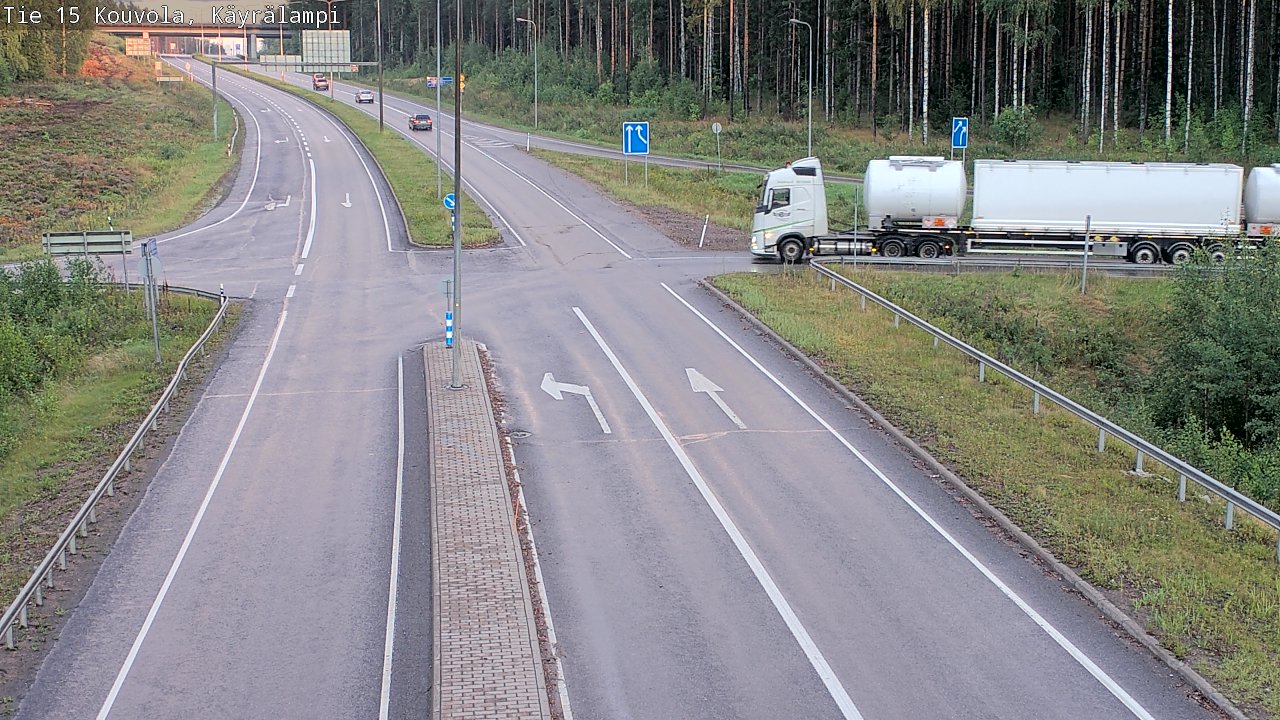 Kelikamerat Kuva Tie 15 Kouvola, Käyrälampi, Kouvola, Kymenlaakso