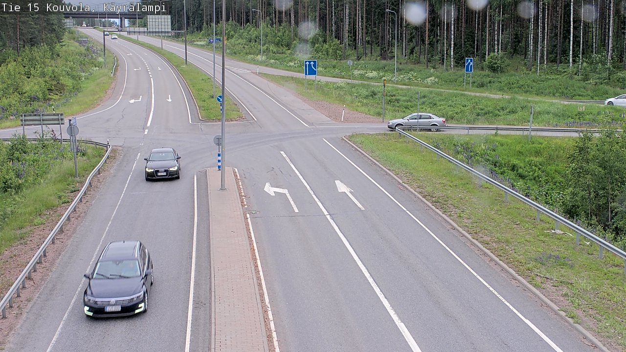 Kelikamerat Kuva Tie 15 Kouvola, Käyrälampi, Kouvola, Kymenlaakso