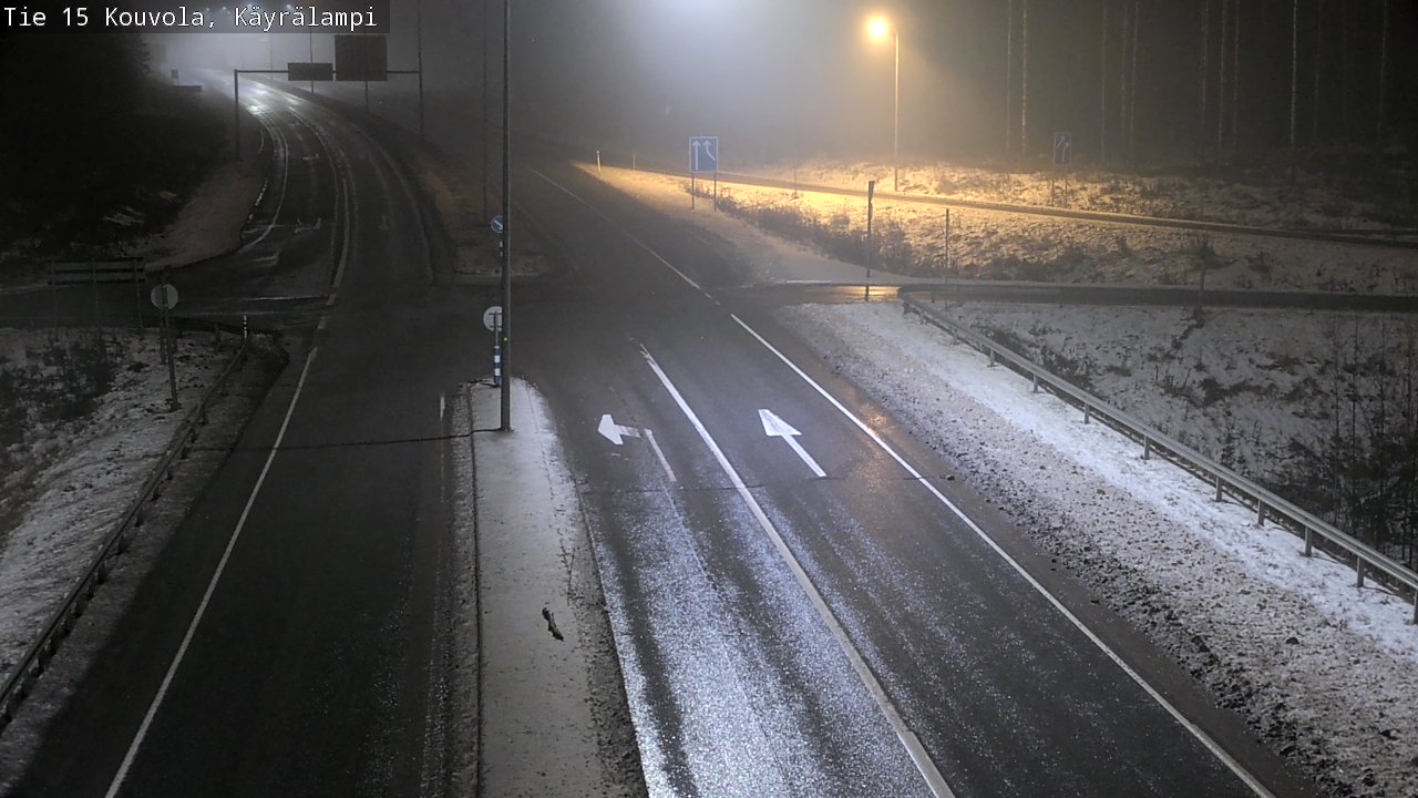 Weather Camera Image Väg 15 Kouvola, Käyrälampi, Kouvola, Kymenlaakso