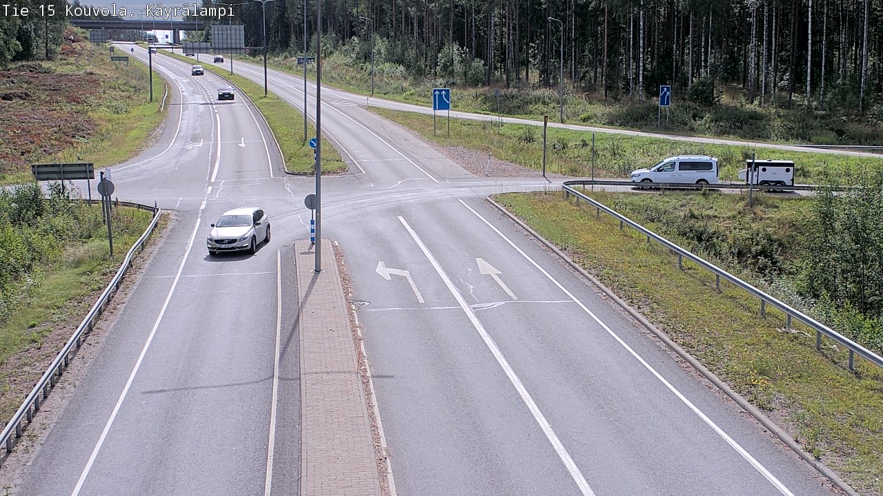 Kelikamerat Kuva Tie 15 Kouvola, Käyrälampi, Kouvola, Kymenlaakso