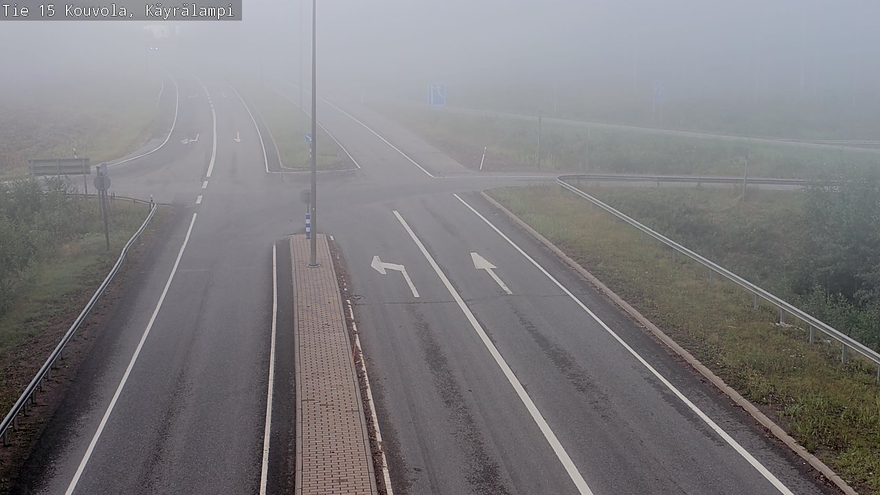 Weather Camera Image Väg 15 Kouvola, Käyrälampi, Kouvola, Kymenlaakso