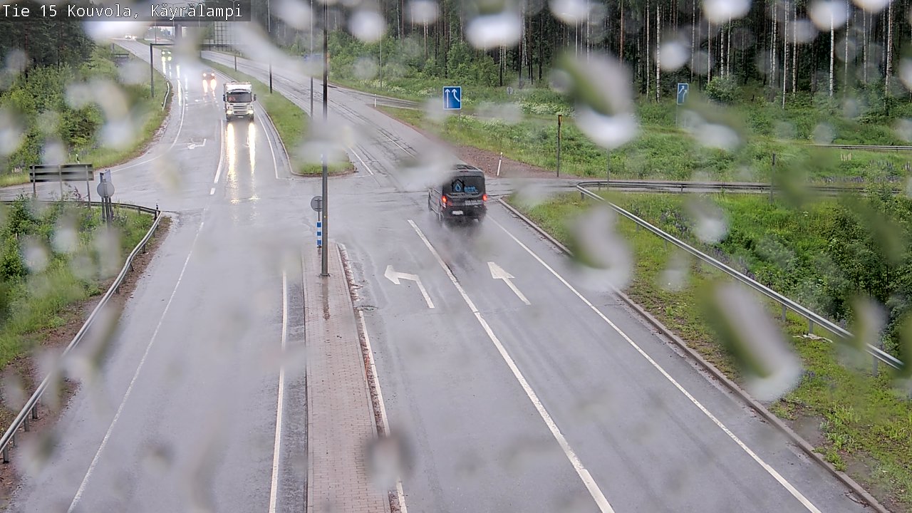 Kelikamerat Kuva Tie 15 Kouvola, Käyrälampi, Kouvola, Kymenlaakso