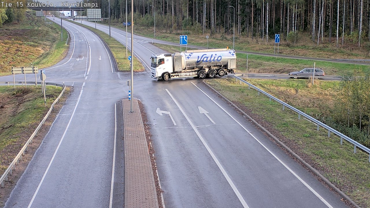 Kelikamerat Kuva Tie 15 Kouvola, Käyrälampi, Kouvola, Kymenlaakso