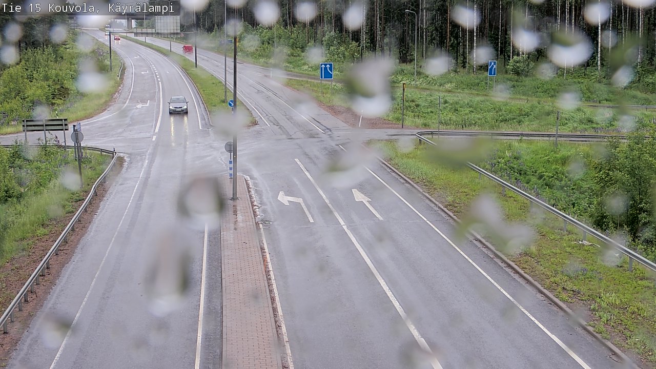 Weather Camera Image Väg 15 Kouvola, Käyrälampi, Kouvola, Kymenlaakso