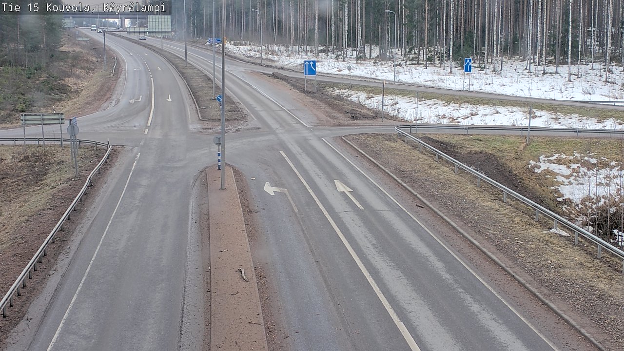 Weather Camera Image Väg 15 Kouvola, Käyrälampi, Kouvola, Kymenlaakso