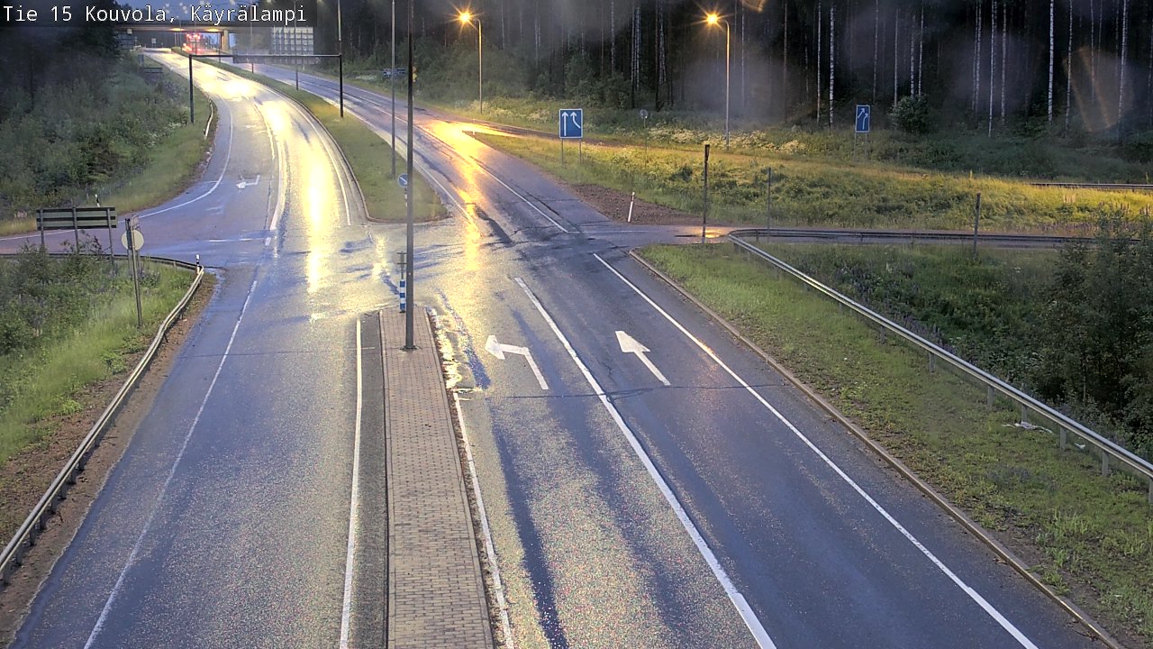Kelikamerat Kuva Tie 15 Kouvola, Käyrälampi, Kouvola, Kymenlaakso