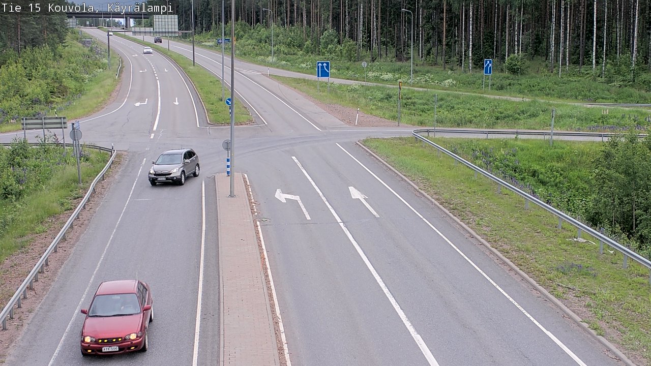 Kelikamerat Kuva Tie 15 Kouvola, Käyrälampi, Kouvola, Kymenlaakso
