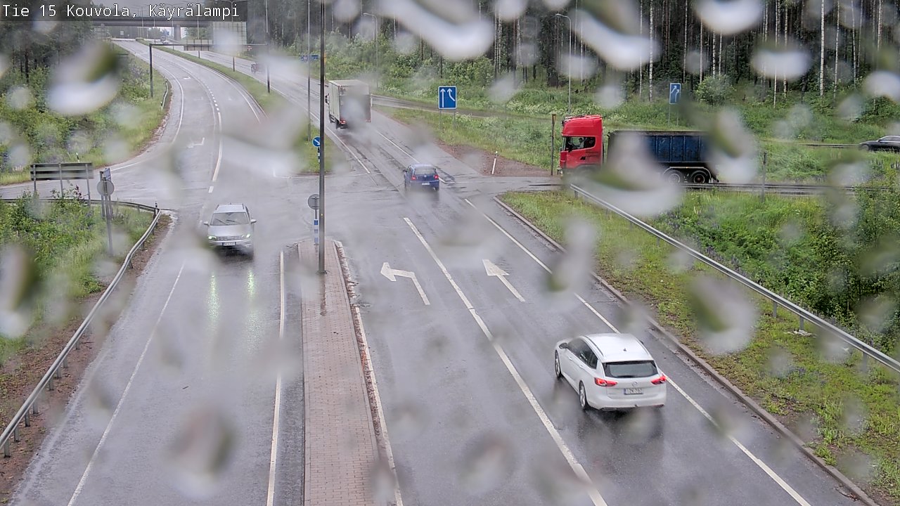 Weather Camera Image Väg 15 Kouvola, Käyrälampi, Kouvola, Kymenlaakso