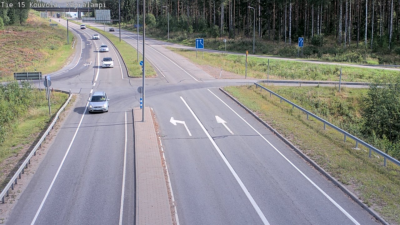 Kelikamerat Kuva Tie 15 Kouvola, Käyrälampi, Kouvola, Kymenlaakso