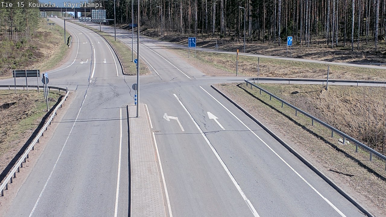Kelikamerat Kuva Tie 15 Kouvola, Käyrälampi, Kouvola, Kymenlaakso