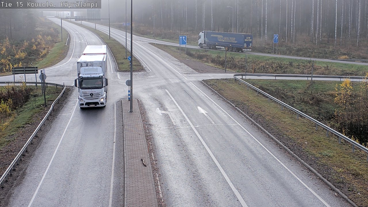 Kelikamerat Kuva Tie 15 Kouvola, Käyrälampi, Kouvola, Kymenlaakso