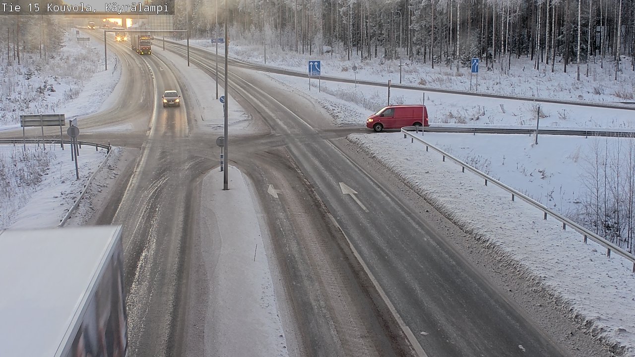 Kelikamerat Kuva Tie 15 Kouvola, Käyrälampi, Kouvola, Kymenlaakso