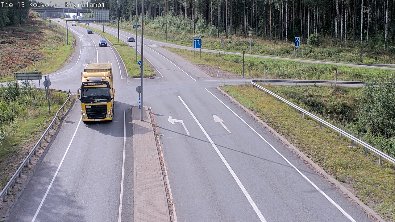 Kelikamerat Kuva Tie 15 Kouvola, Käyrälampi, Kouvola, Kymenlaakso