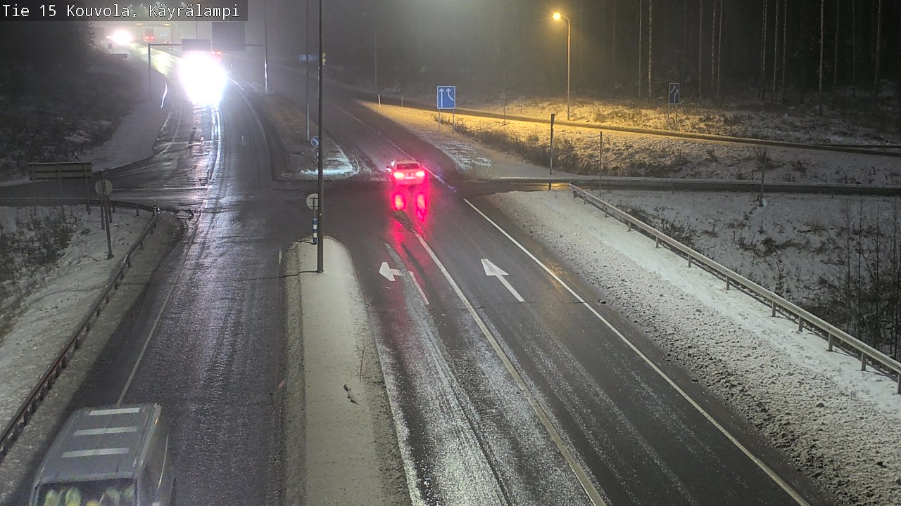 Weather Camera Image Väg 15 Kouvola, Käyrälampi, Kouvola, Kymenlaakso