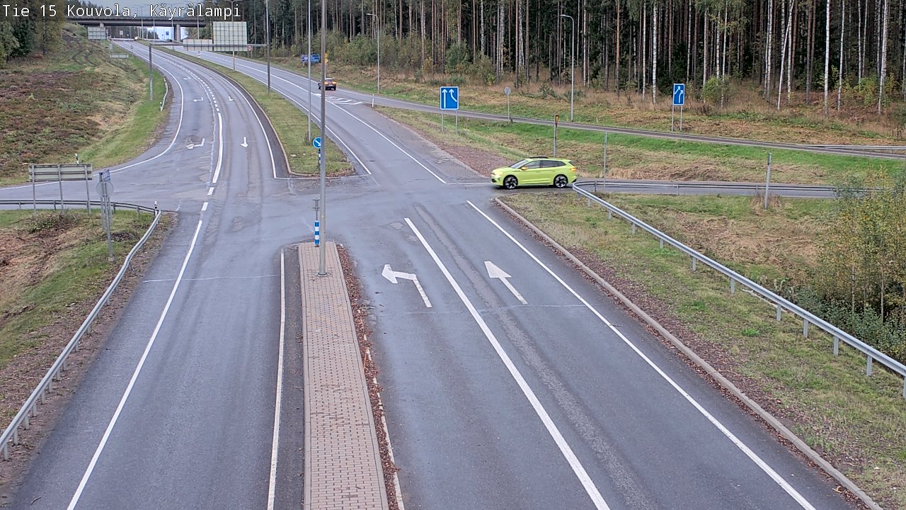 Kelikamerat Kuva Tie 15 Kouvola, Käyrälampi, Kouvola, Kymenlaakso