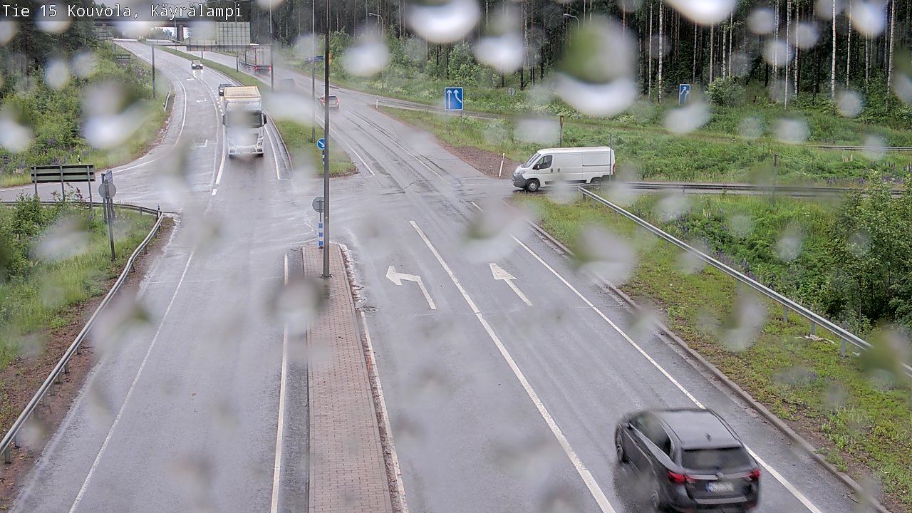 Weather Camera Image Väg 15 Kouvola, Käyrälampi, Kouvola, Kymenlaakso