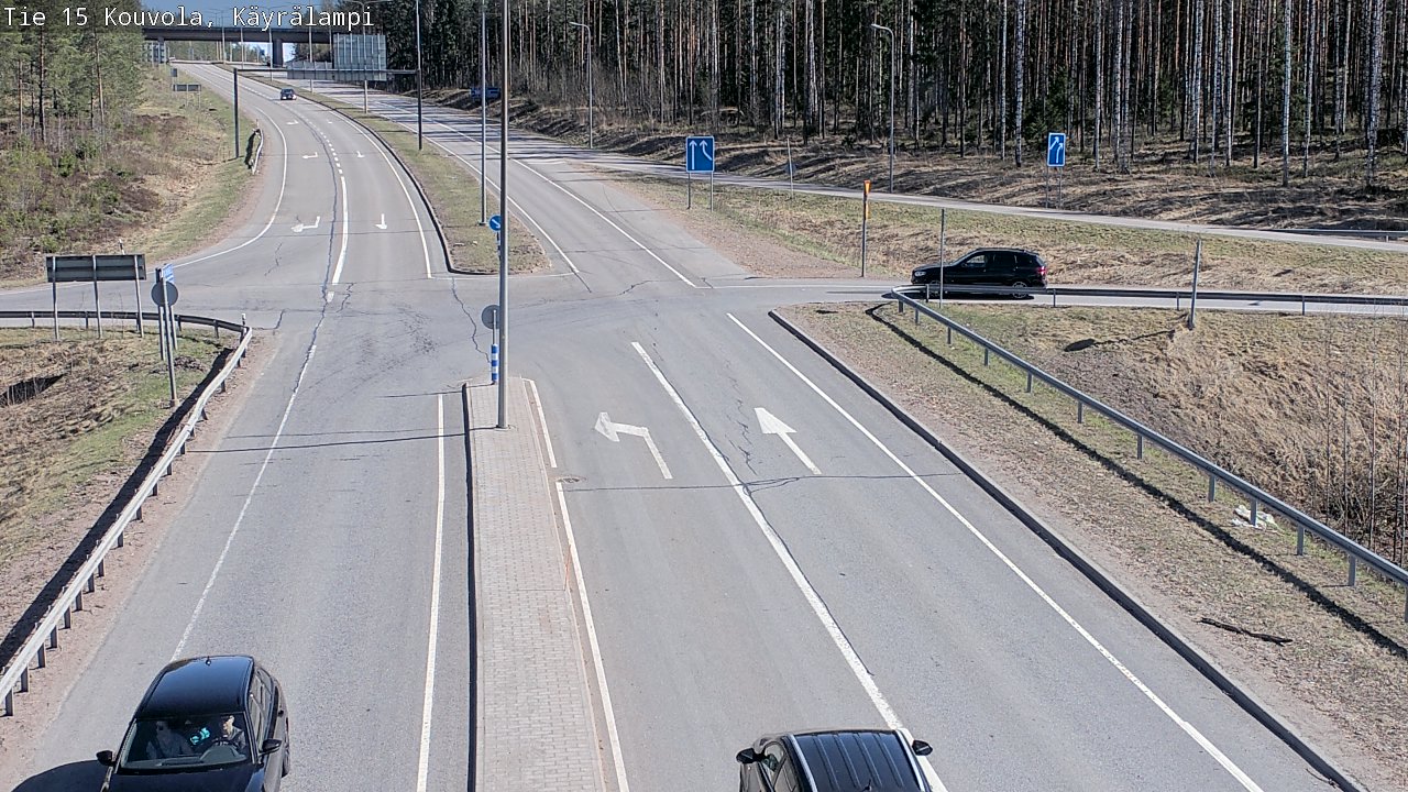 Kelikamerat Kuva Tie 15 Kouvola, Käyrälampi, Kouvola, Kymenlaakso