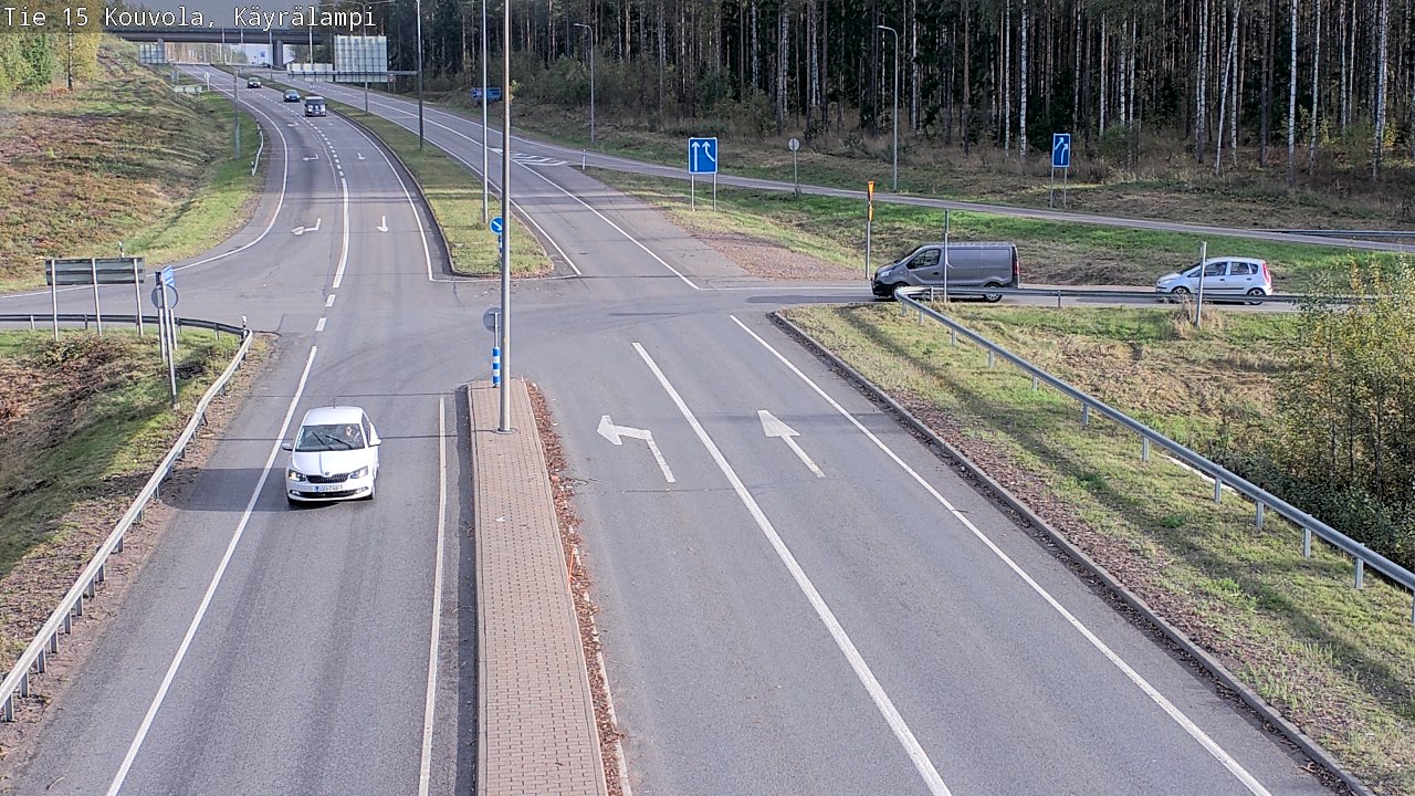 Kelikamerat Kuva Tie 15 Kouvola, Käyrälampi, Kouvola, Kymenlaakso