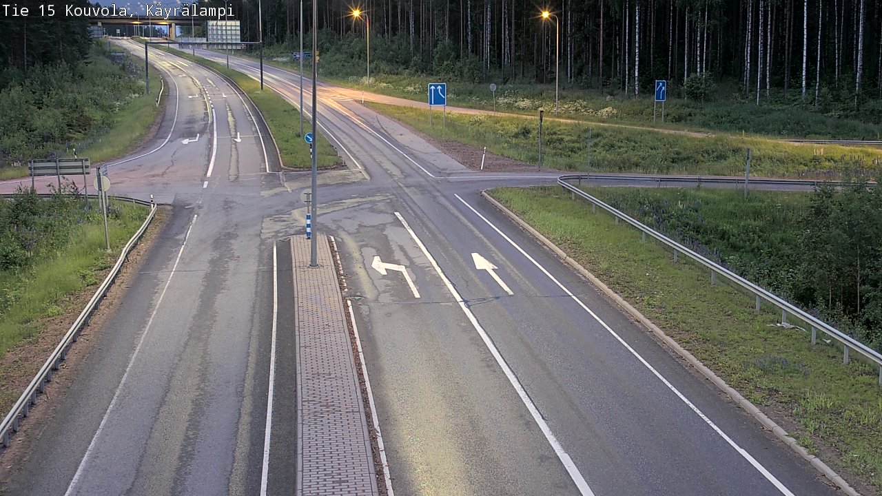 Kelikamerat Kuva Tie 15 Kouvola, Käyrälampi, Kouvola, Kymenlaakso